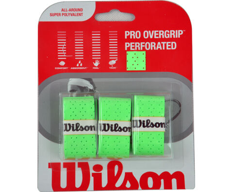 wilson維爾勝 Z4754 GR 綠 吸汗帶（網球手膠）Pro Overgrip Perforated