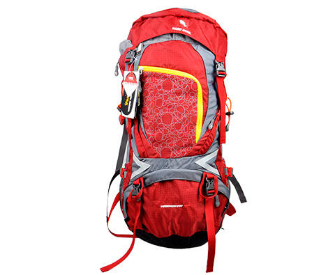 硬骨沂蒙山45L专业登山包 HB14006 红色（自带防雨罩，终身免费维护）