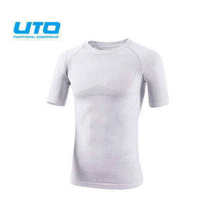 悠途UTO (954101)白色超能运动T恤 白色 超强透气紧身篮球服