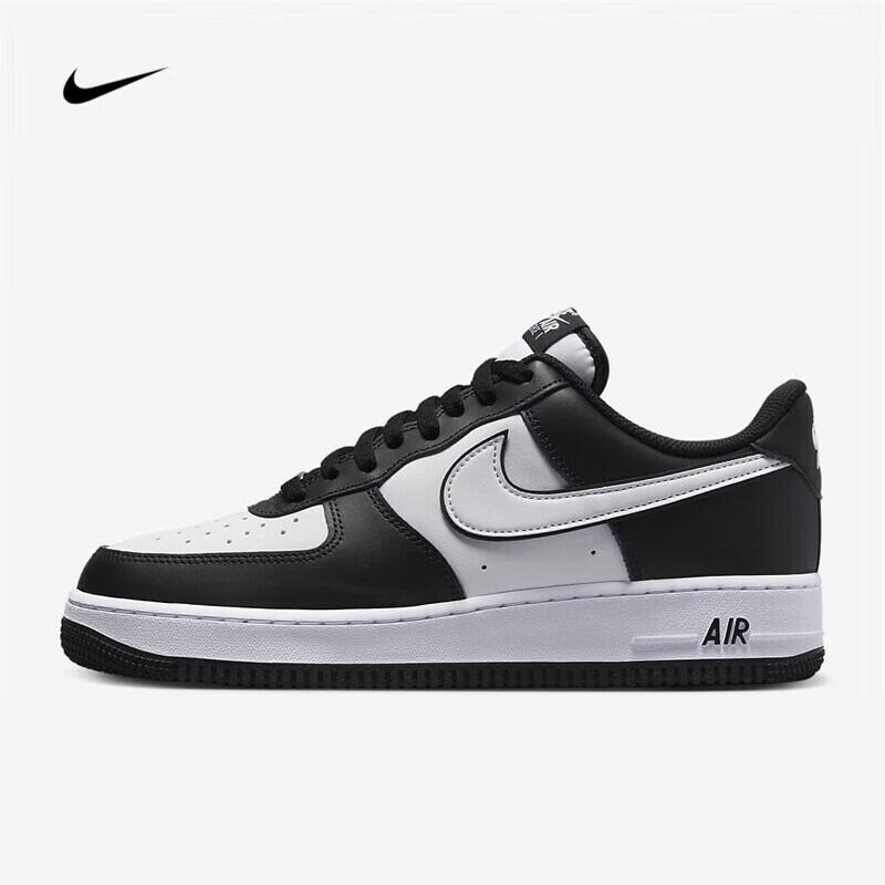 耐克（NIKE）Air Force 1 Low 男子黑白熊貓AF1低幫運(yùn)動(dòng)休閑板鞋 DV0788-001黑白黑