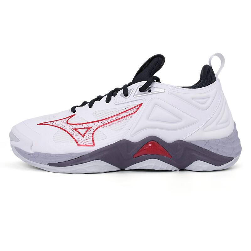 美津濃（MIZUNO）WAVE MT 3男女透氣專(zhuān)項(xiàng)運(yùn)動(dòng)鞋專(zhuān)業(yè)比賽排球鞋運(yùn)動(dòng)鞋 V1GA231296白紅