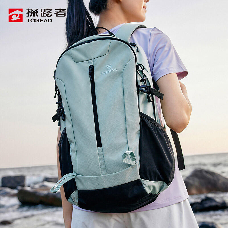 Toread探路者 双肩背包 户外徒步旅游轻量耐磨防泼水短途双肩背包 青木绿 TEBBBN80709