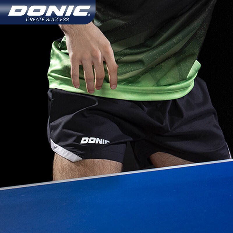 DONIC多尼克 乒乓球短裤 比赛训练短裤 运动短裤 男女同款弹力短裤 93212-278 