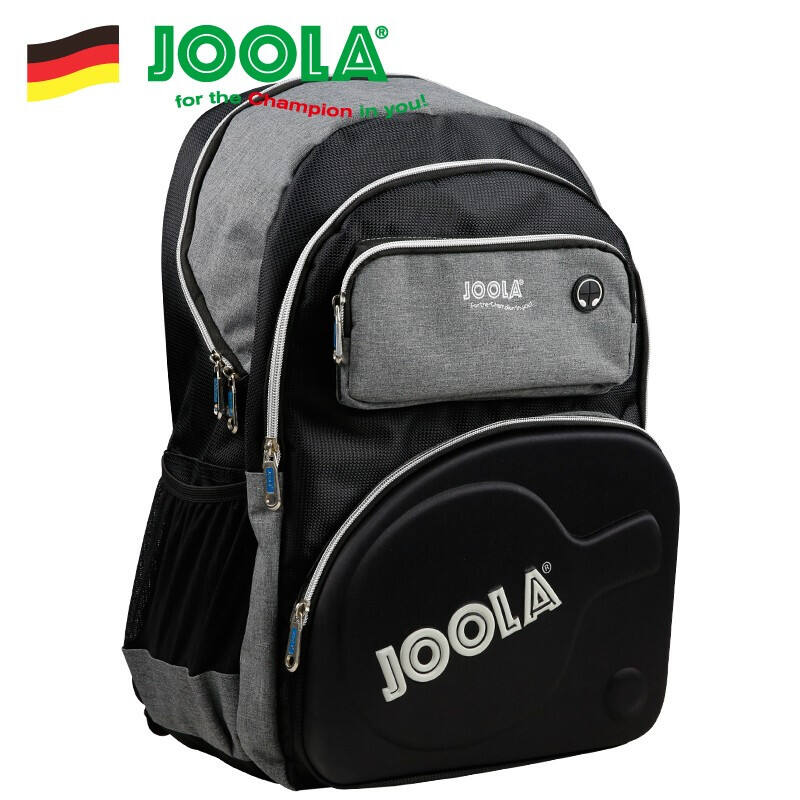 JOOLA优拉 尤拉乒乓球包 多功能乒乓球教练包 运动包 双肩背包 858黑灰色