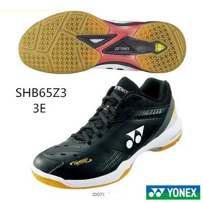 YONEX尤尼克斯羽毛球鞋 男款 SHB65Z3MEX（65三代）全面型专业比赛训练鞋 黑色