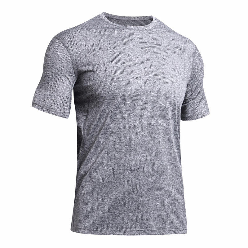 UABRAV安步威 男士速干训练短袖 夏季宽松透气运动T恤 46 灰色