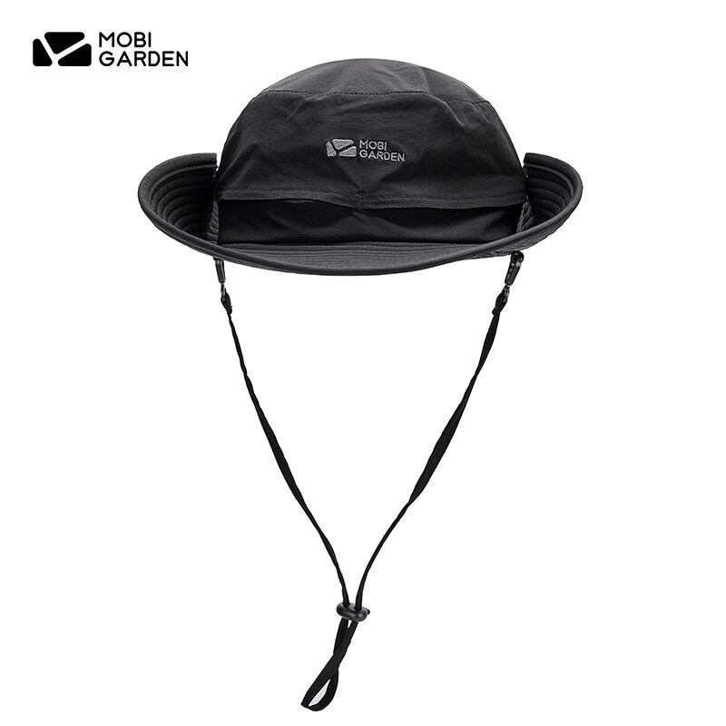 牧高笛户外钓鱼帽防紫外线登山帽渔夫帽防晒夏季透气遮阳帽NX20108003