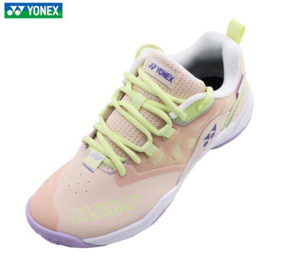 YONEX尤尼克斯羽毛球鞋 新款耐磨减震男女羽毛球运动鞋 SHB-620CR/亮粉