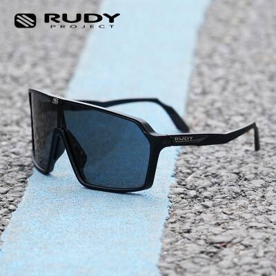 RUDY PROJECT璐迪騎行運(yùn)動(dòng)眼鏡防風(fēng)公路車專用防護(hù)墨鏡男女SPINSHIELD 平光黑/煙色黑