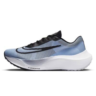 耐克（NIKE）男鞋 zoom fly 5 碳板馬拉松緩震透氣跑步鞋 鈷藍(lán)/黑 DM8968-401