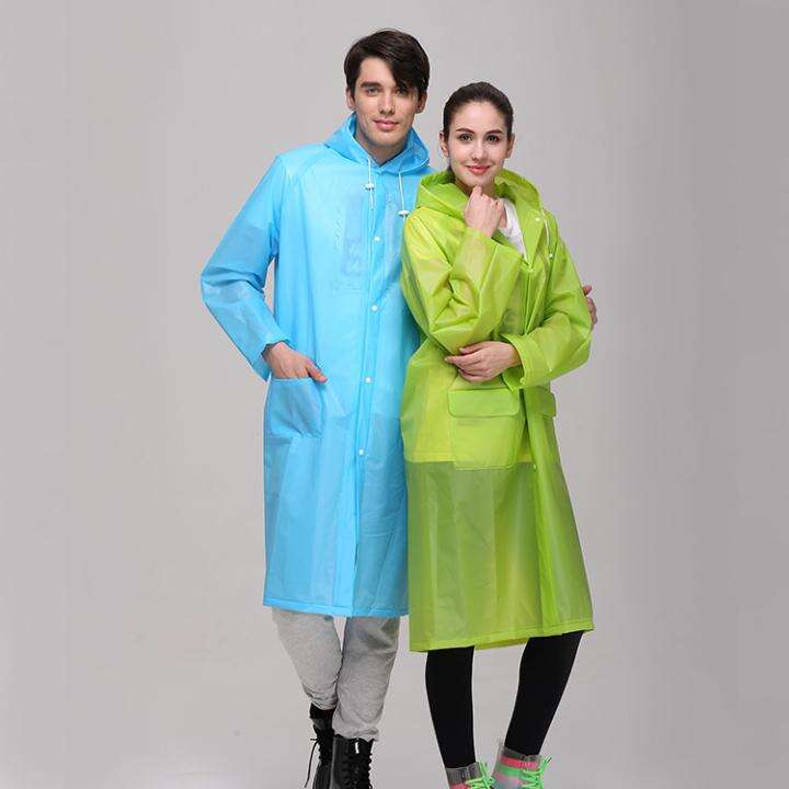 巴洛尼莫 男女加厚EVA户外成人雨衣连体雨衣徒步雨披雨具 多色可选 KS371EVA14