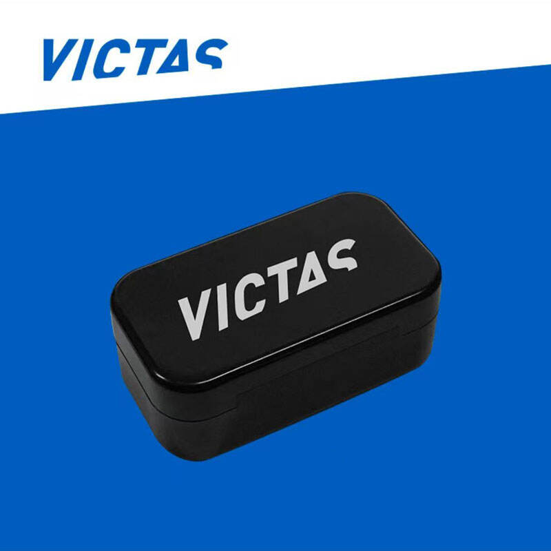 VICTAS維克塔斯 乒乓球拍 膠皮清潔海綿擦 乒乓反膠海綿刷 VC-724 黑色