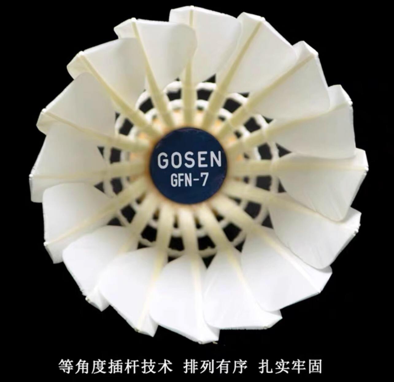 GOSEN 高神 羽毛球 GFN7 飛行穩(wěn)定耐打 鵝毛駝背 專業(yè)比賽訓(xùn)練球