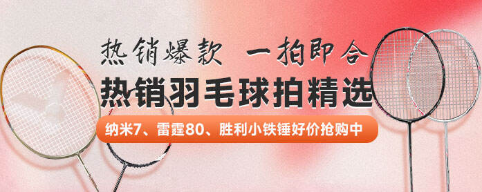 熱銷羽毛球拍精選
